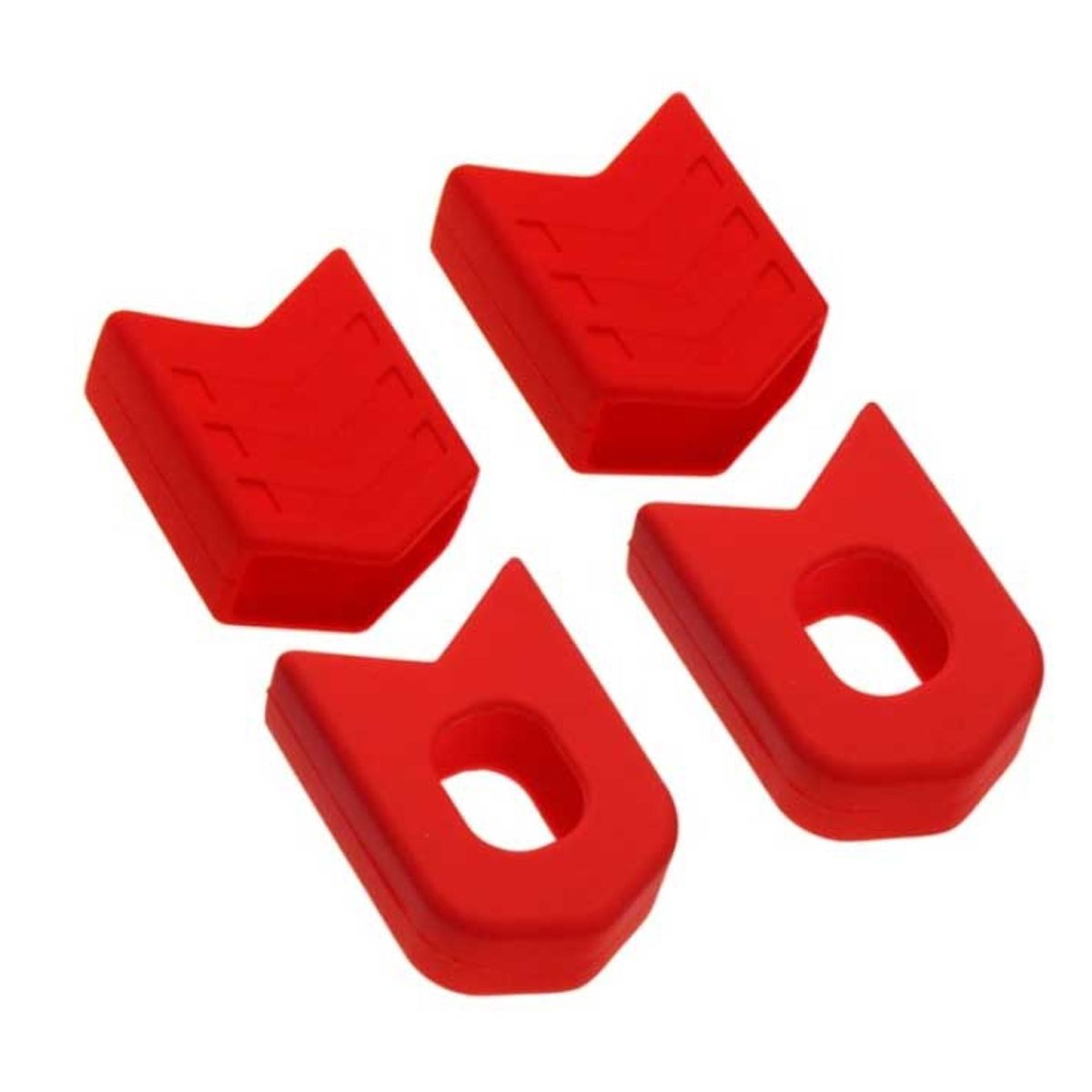 DEFENSOR FOREVER - Cubre Biela De Silicona Para Bicicleta Rojo