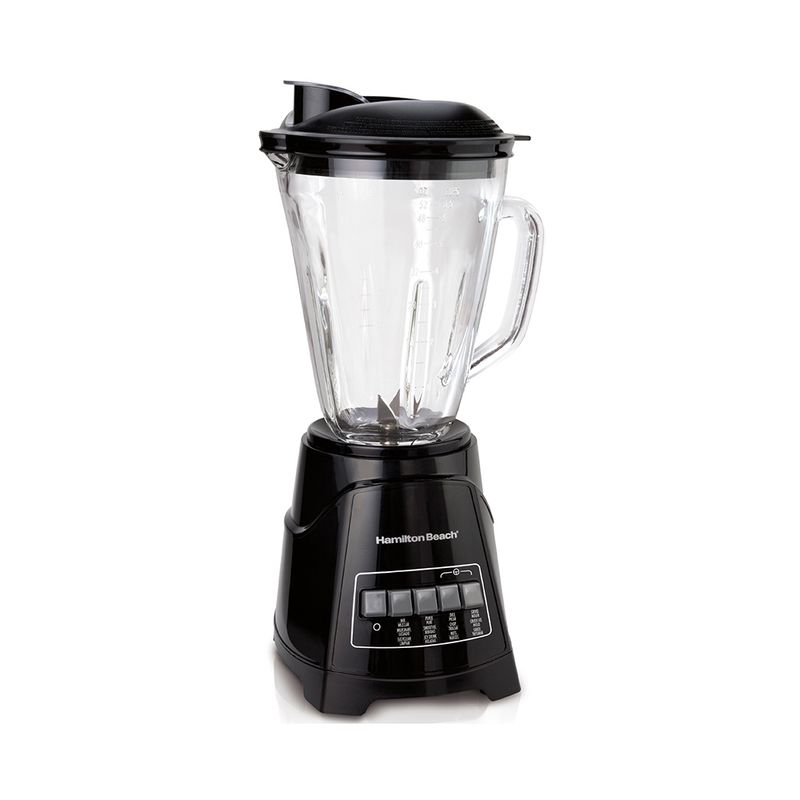 HAMILTON BEACH - Licuadora Jarra de Vidrio Hamilton Beach 1,5 L Negra 58146-CL
