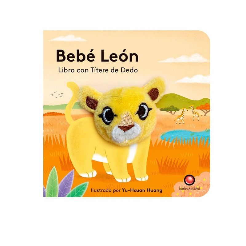 EDITORIAL CONTRAPUNTO - Libro Con Titere De Dedo - Bebe Leon