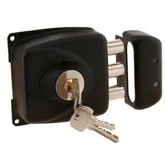 ODIS - Cerradura Exterior Sobreponer 751 3 Para Puertas de Madera