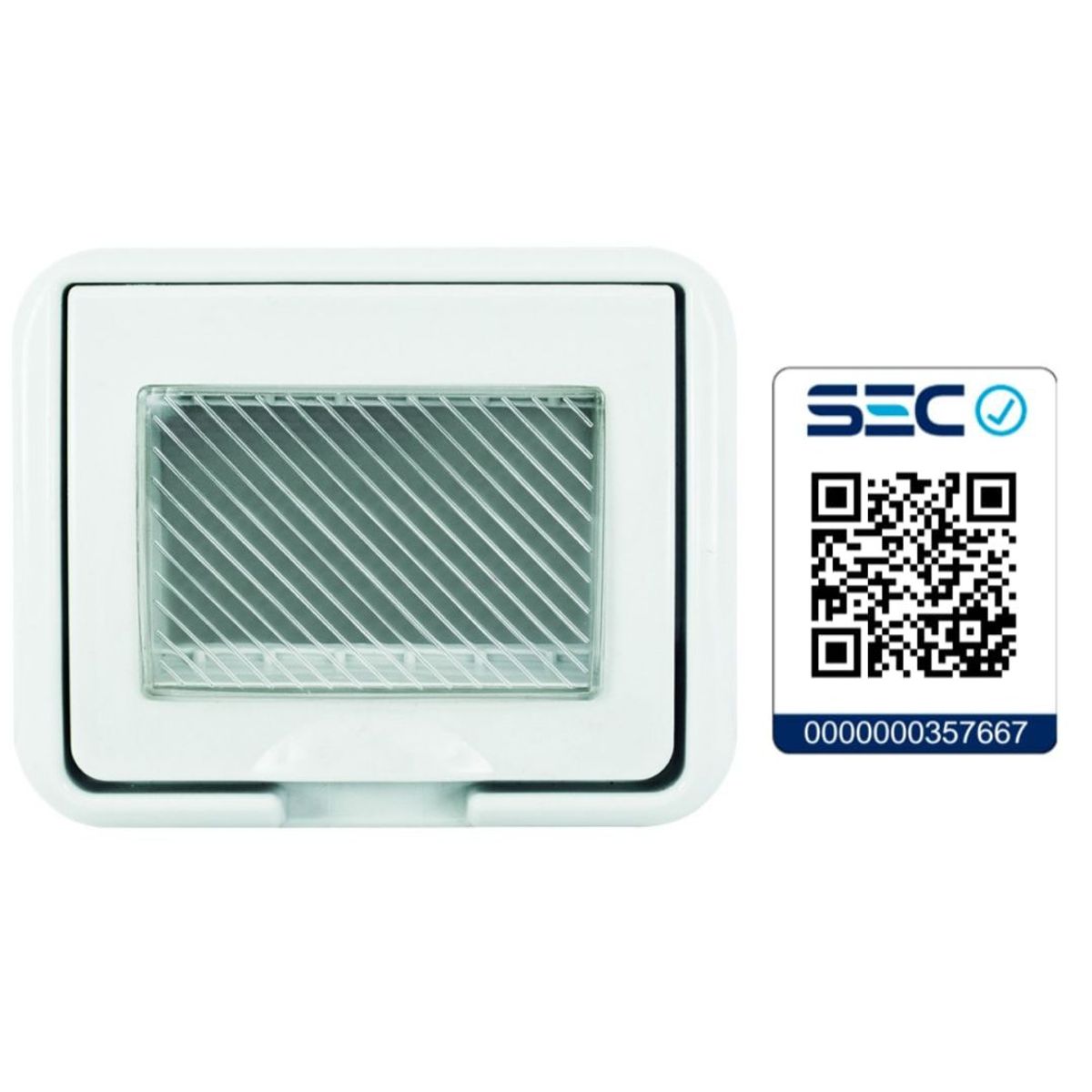 LEXO - Tapa Sobrepuesta IP55 3 Módulos Con SEC