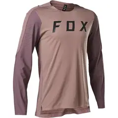 FOX - Polera Bicicleta Flexair Pro Manga Larga Morado FOX.-