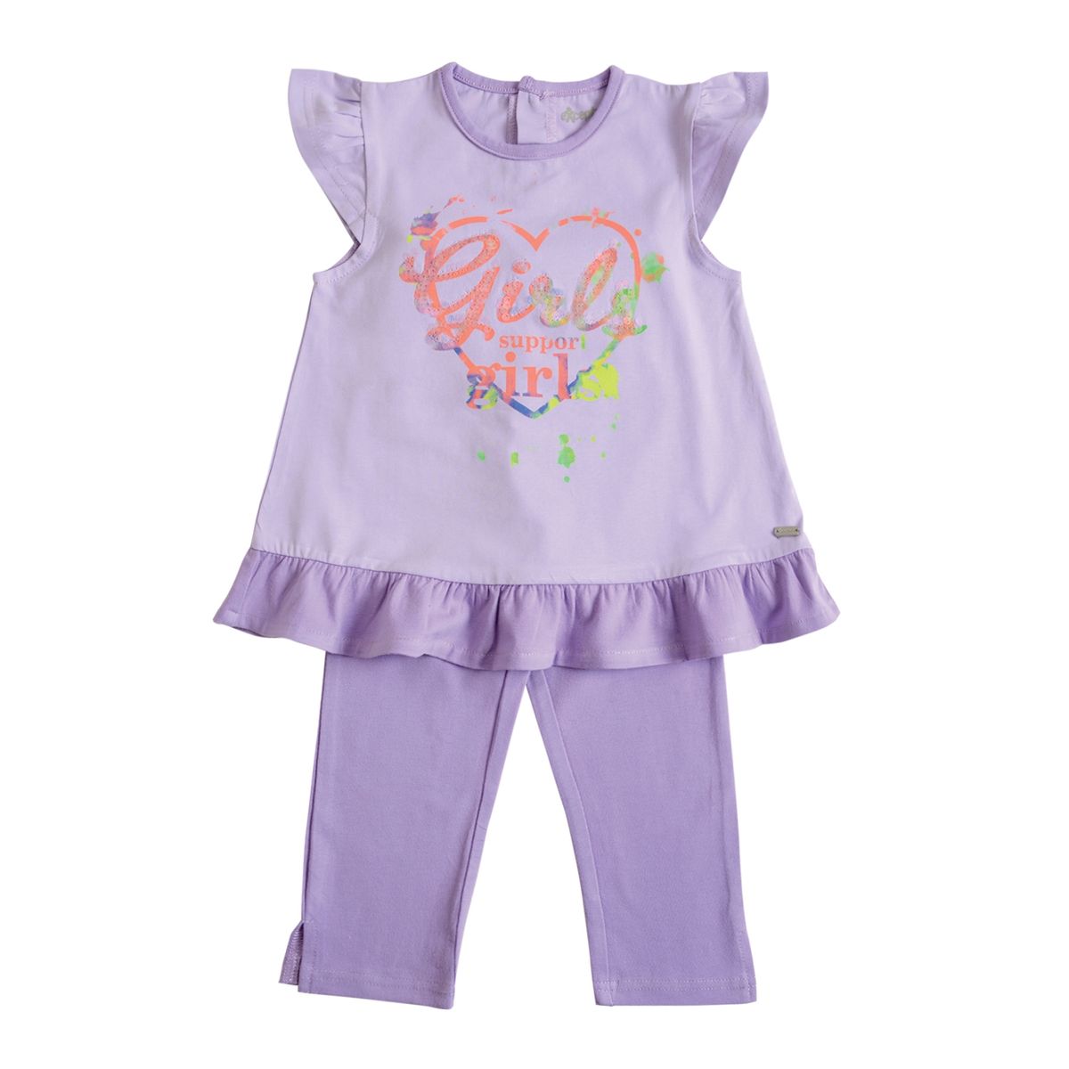 EXCEPTION - Conjunto polera y calza bebé niña Exception