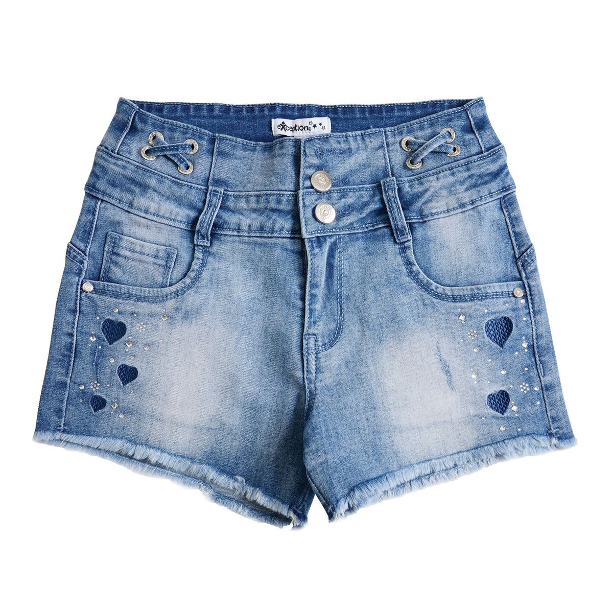 EXCEPTION - Short Niña Mezclilla Exception