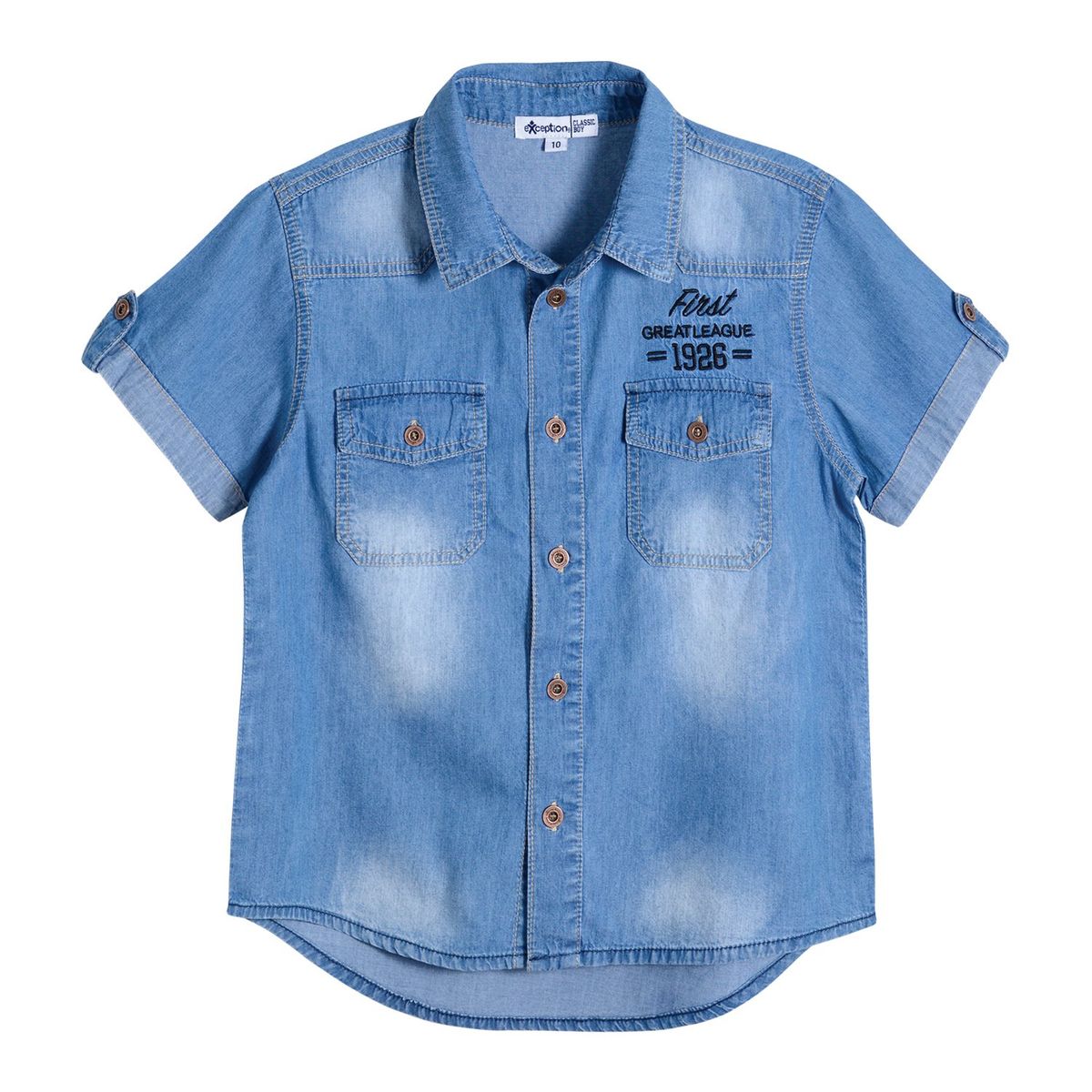 EXCEPTION - Camisa Niño Mezclilla Exception