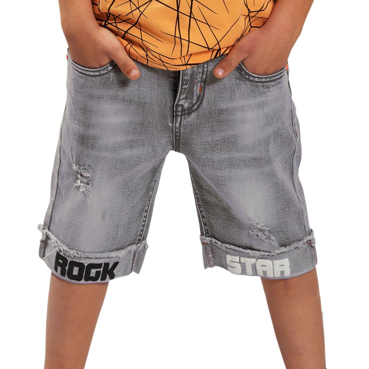 EXCEPTION - Bermuda Mezclilla Niño Exception