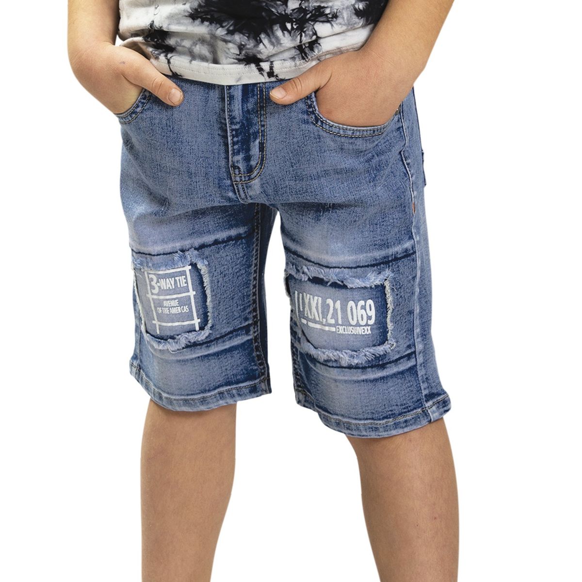 EXCEPTION - Bermuda Mezclilla Niño Exception