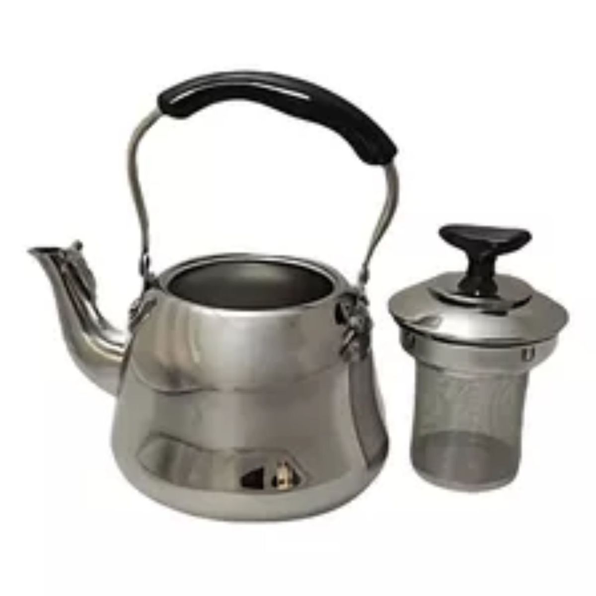 GENERICO - Tetera 2 Litros Acero Inoxidable Cocina + Filtro.