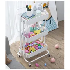 HOMER DESIGN - Carrito Organizador Mutiuso Con Ruedas Multi Colores