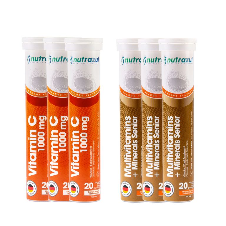 Vit C 1.000 Mg.+ Multivitaminico Senior - (Pack 6 Unidades)