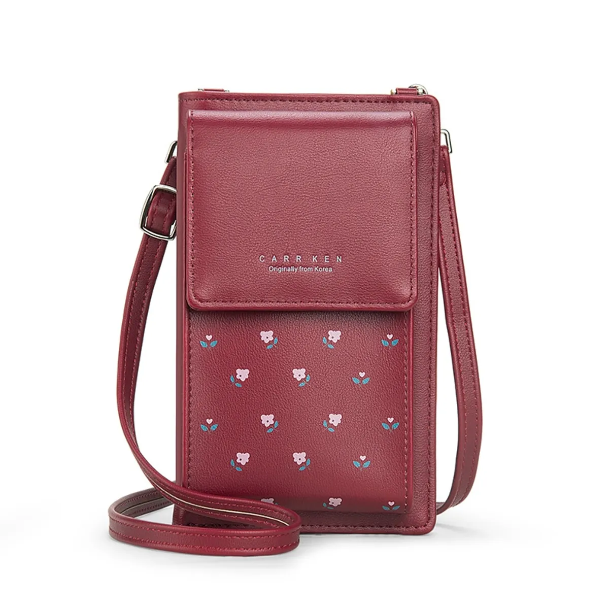 BJ HOGAR - Cartera Celular Billetera Bolso mini bag Rojo