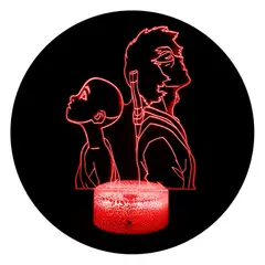 3DILUTION - Lámpara Aang y Zuko Avatar Base Agrietada