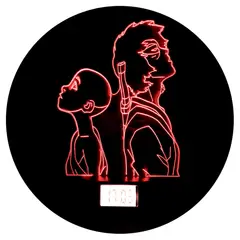 3DILUTION - Lámpara Aang y Zuko Avatar Base Reloj