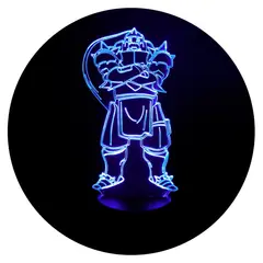 3DILUTION - Lampara Alphonse Elric FMA Base Negra con App
