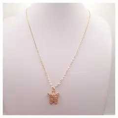 CAT JOYAS - Cadena con mariposa con circones