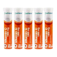 NUTRAZUL - Vitamina C 1.000 Mg.- (Pack 5 unidades).