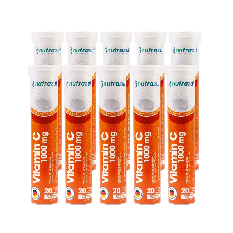 NUTRAZUL - Vitamina C 1.000 Mg.- (Pack  10 unidades).