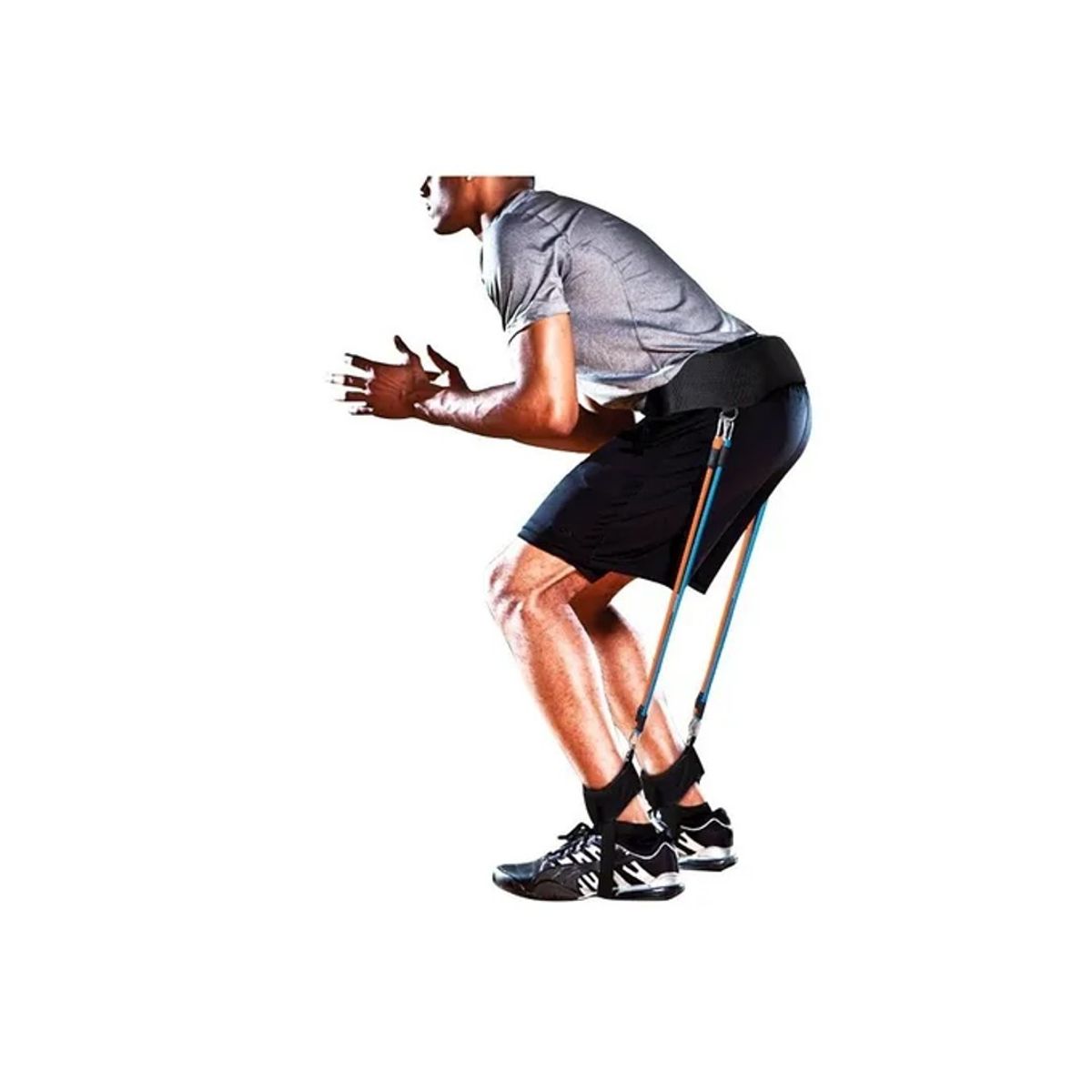 GENERICO - Ligas De Resistencia Piernas Con Bandas Elasticas 8 Piezas