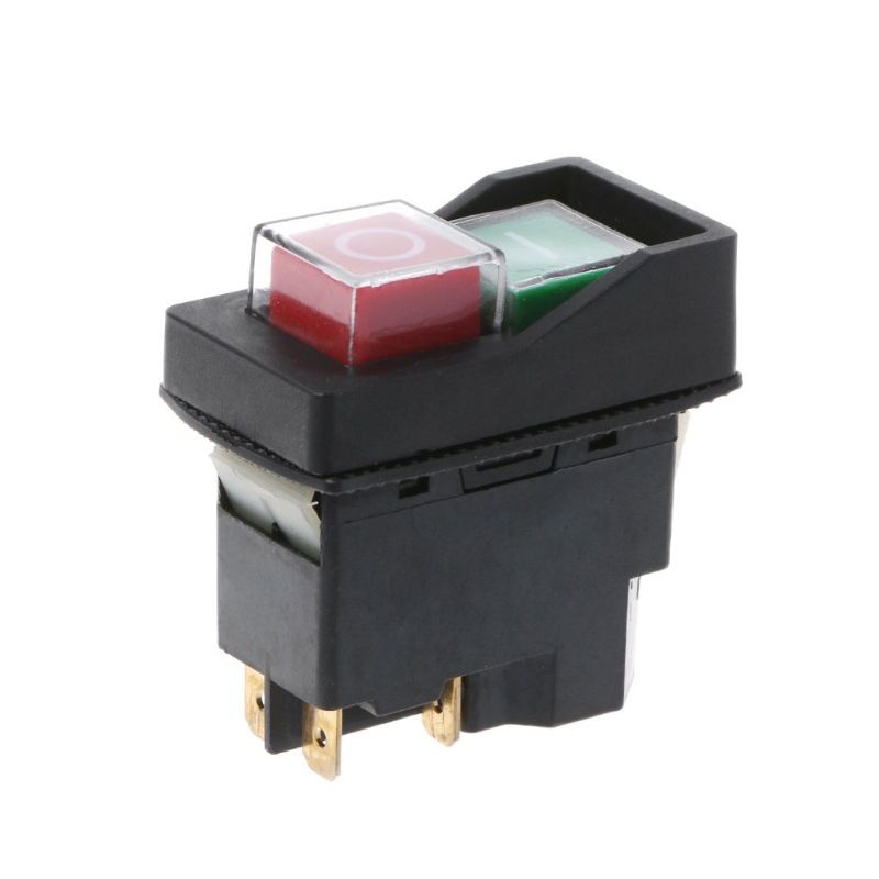 KUANGYE - Interruptor Pulsador Electromagnético Herramientas 220v 15a