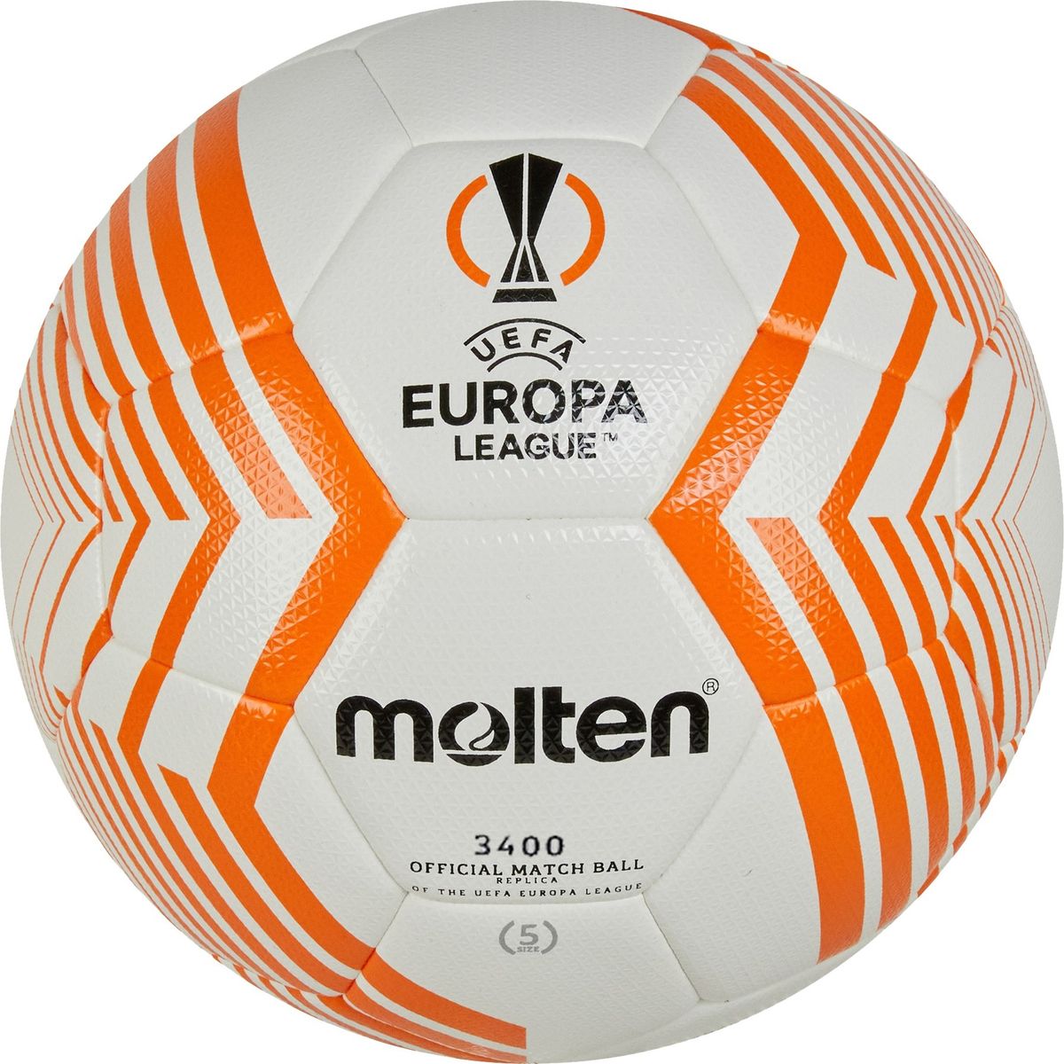 MOLTEN - Balón De Fútbol Molten 3400 EUFA Europa League 2022-2023 N°5