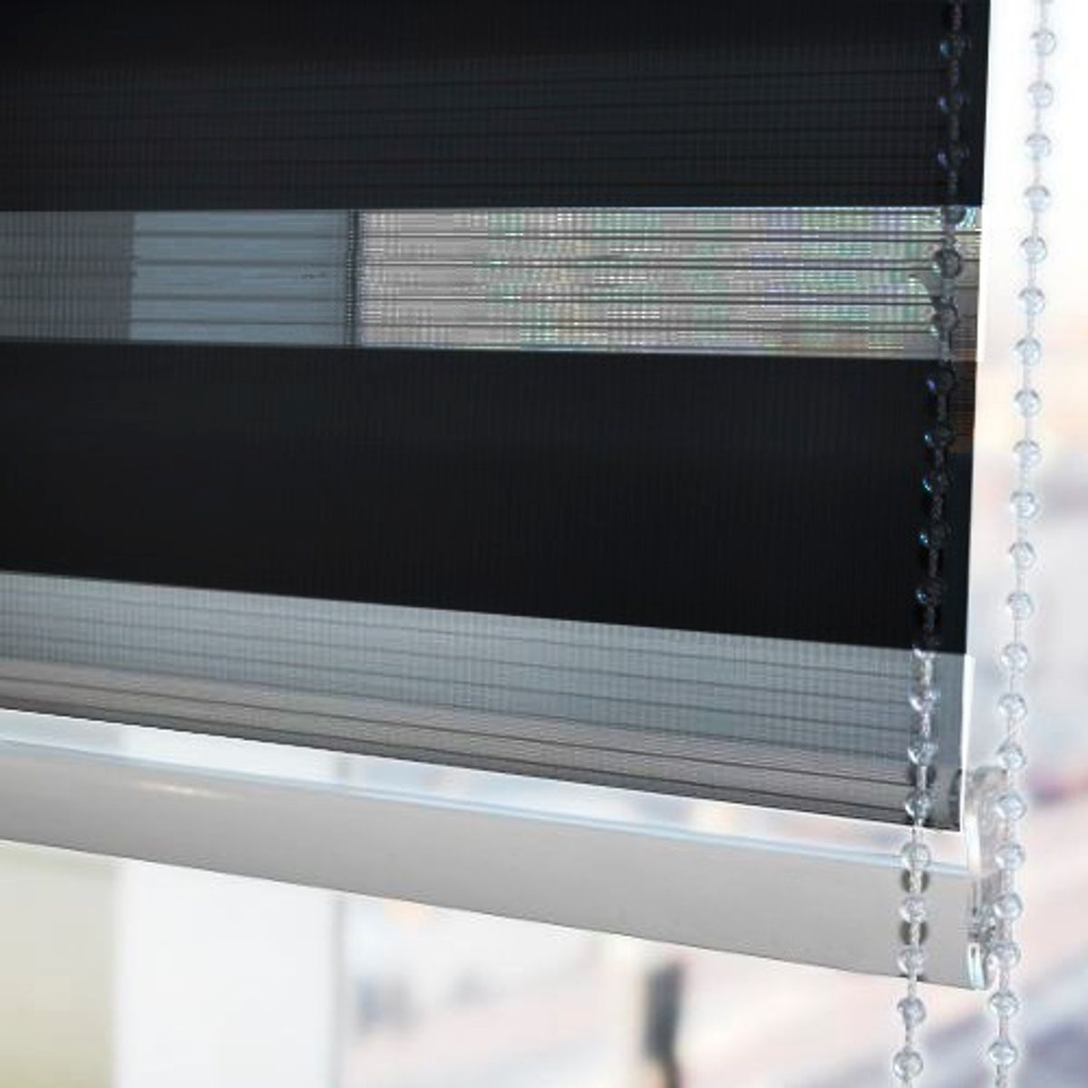 GENERICO - Cortina Roller Duo Día  Noche 200x240 Negro