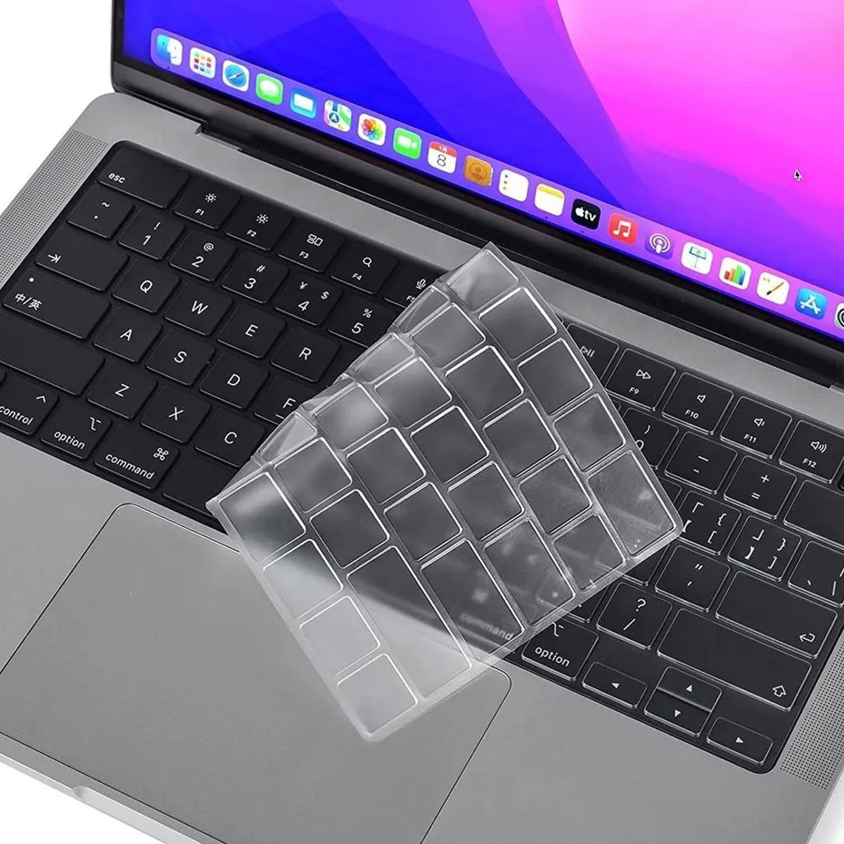 KUANGYE - Cubre Teclado Transparente Compatible Macbook  Kuangye