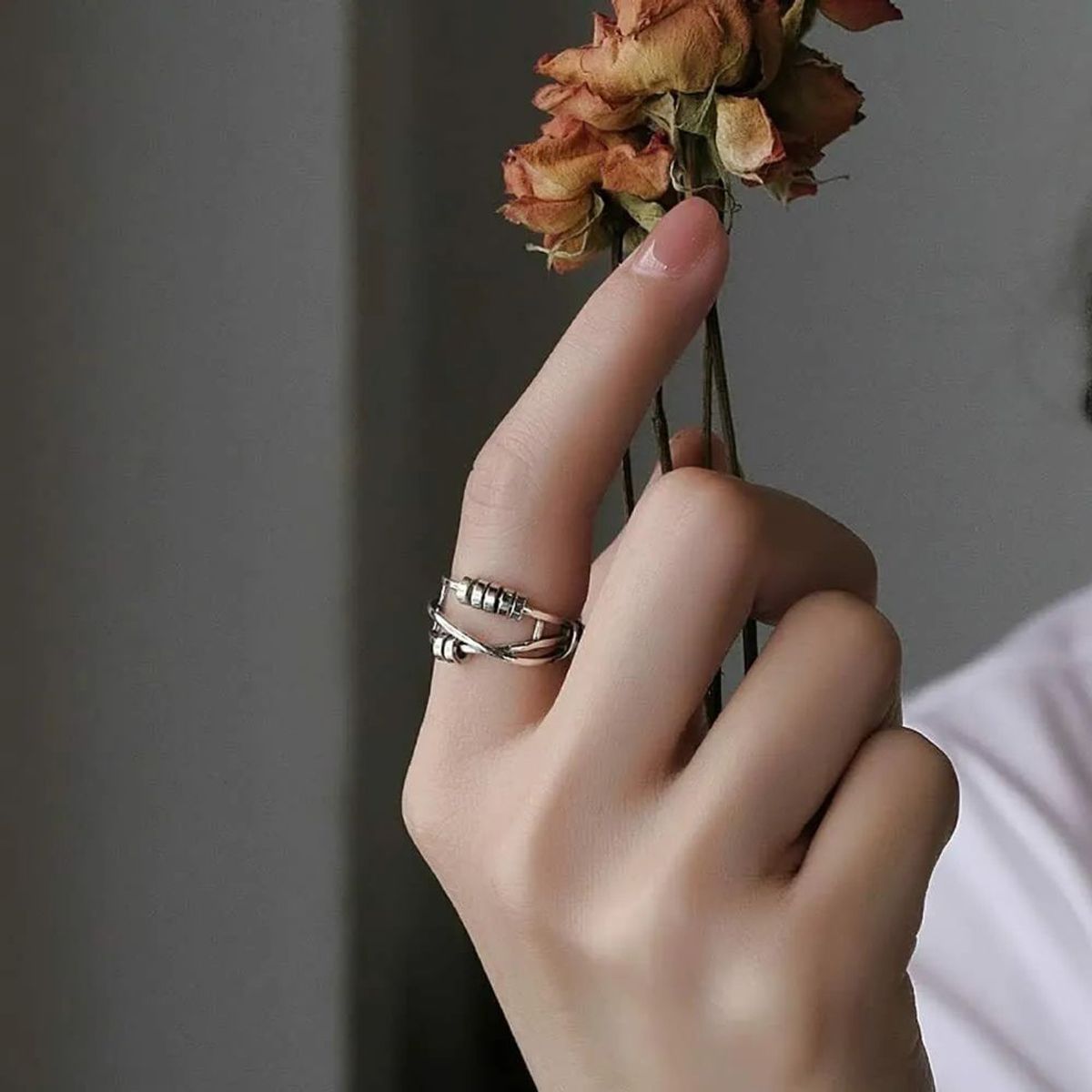 KUANGYE - Anillo De Giratorio Antiestres Ansiedad