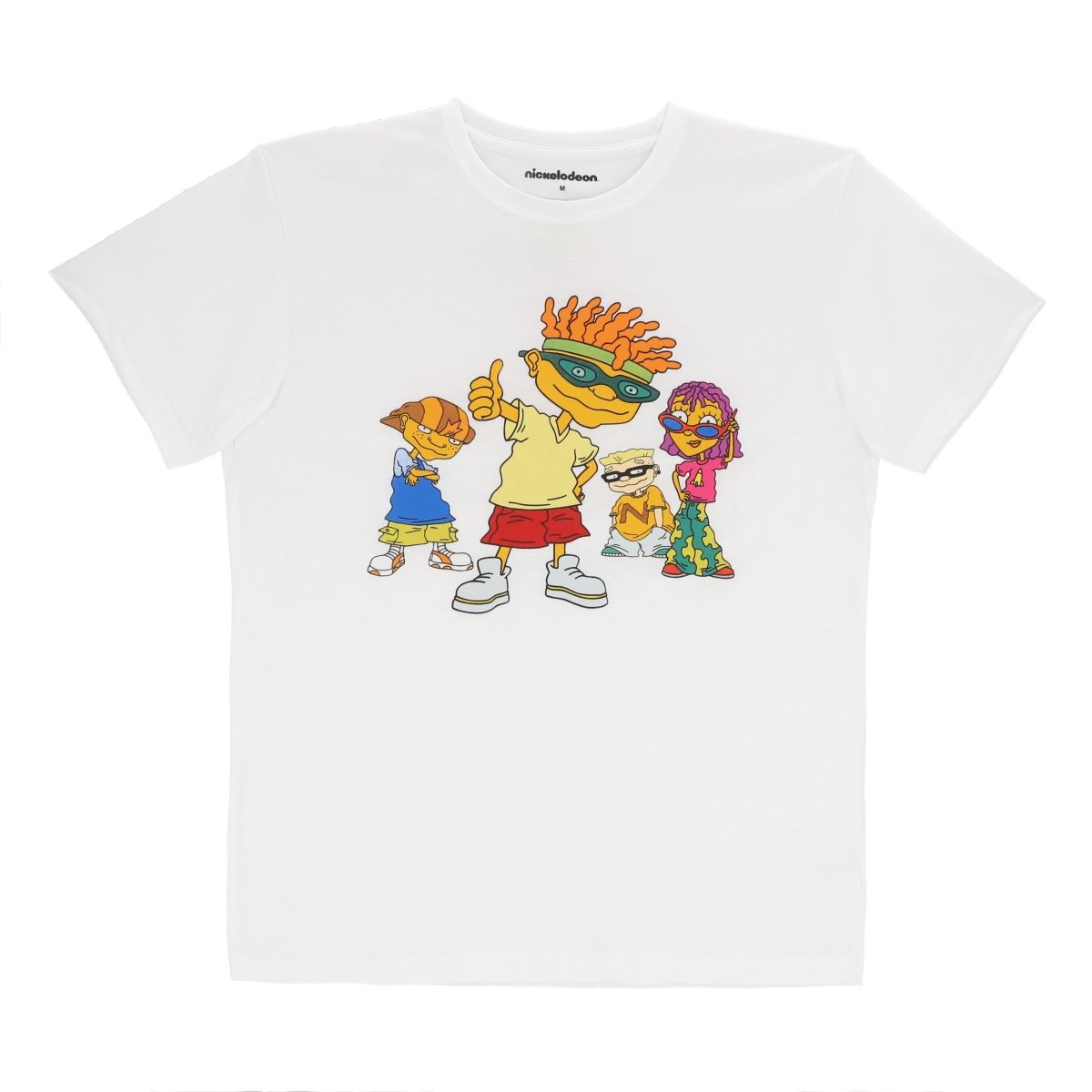 NICKELODEON - POLERA MANGA CORTA ROCKET POWER BLANCO