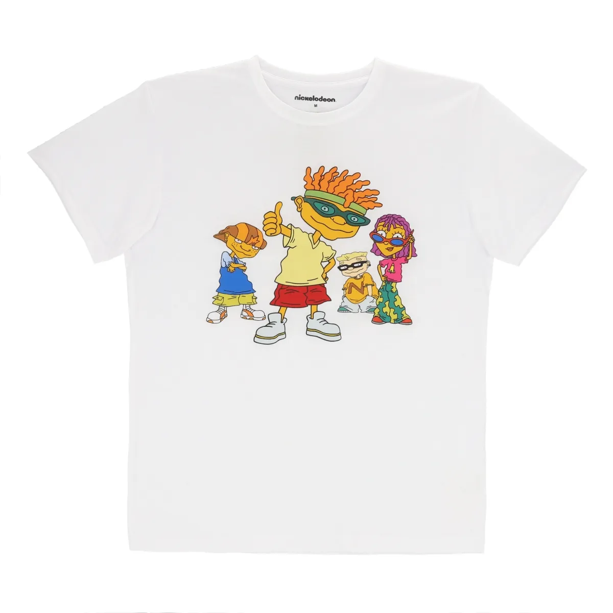 NICKELODEON - POLERA MANGA CORTA ROCKET POWER BLANCO