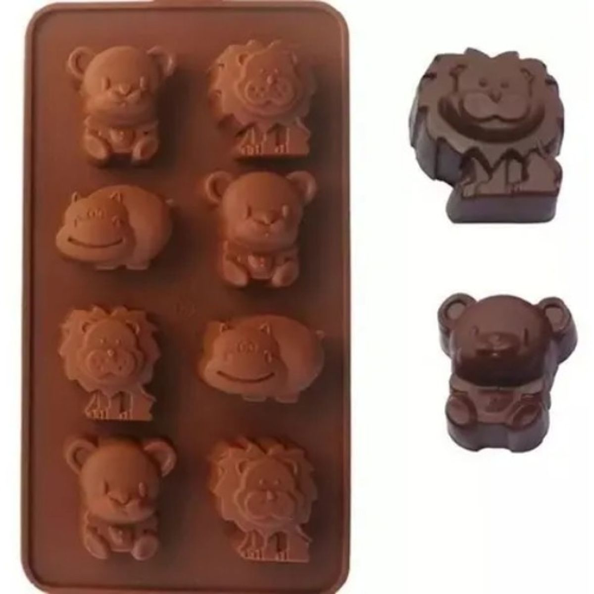 GENERICO - Molde De Silicona Chocolate Diferente Modelos Repostería