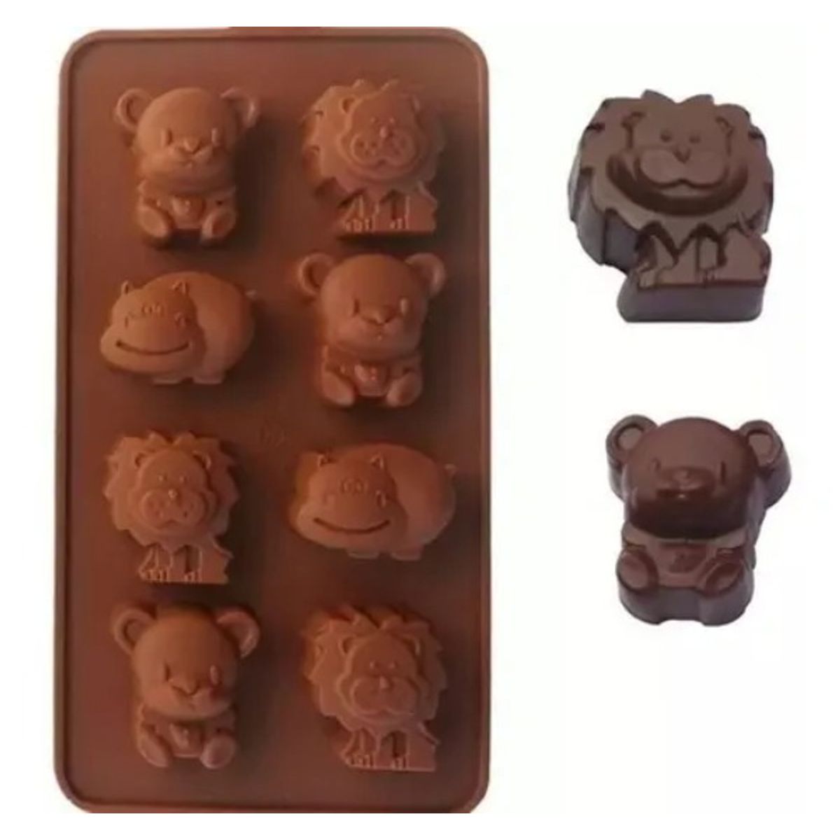 GENERICO - Molde De Silicona Chocolate Diferente Modelos Repostería
