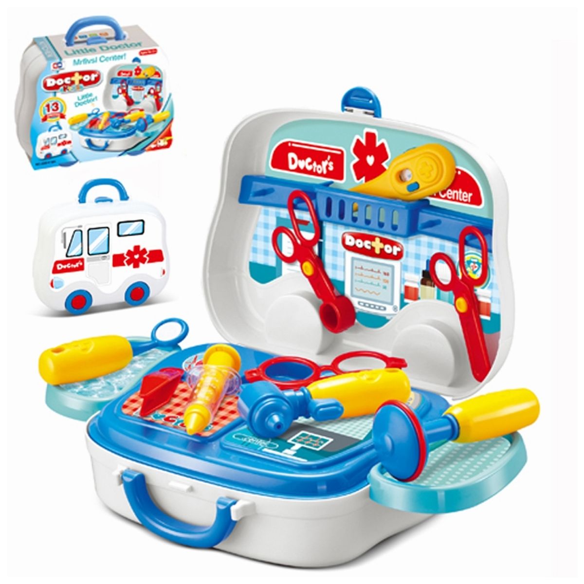GENERICO - Set Juego Maletín Doctor Doctora Niños con accesorios