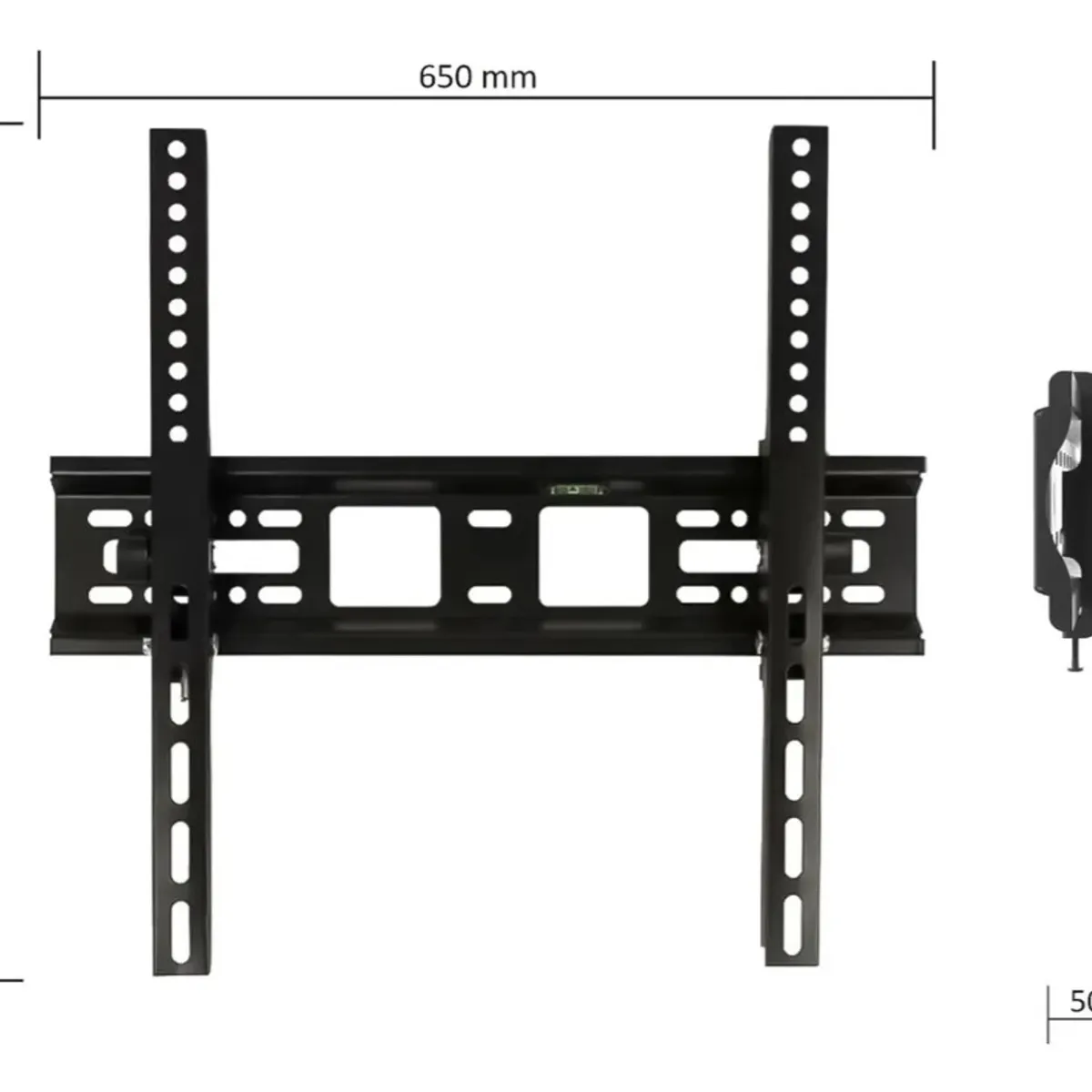 GENERICO - Soporte Tv Base Pared Fijo Reclinable  32 A 55 Pulgadas