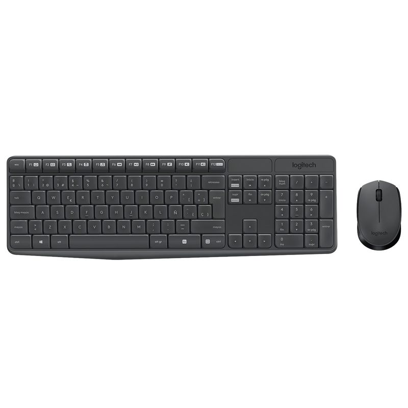 LOGITECH - KIT TECLADO MOUSE LOGITECH INALAMBRICO MK235 920-007901