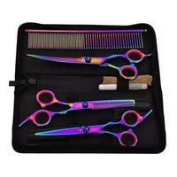 Set Tijeras Peluquería Canina Corta Pelo Perro Mascota