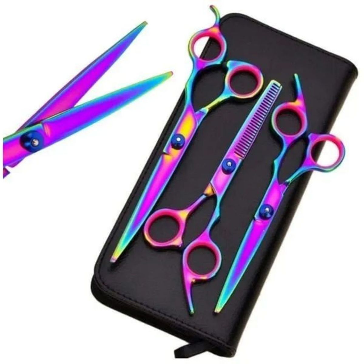 KUANGYE - Set Tijeras Peluquería Canina Corta Pelo Perro Mascota