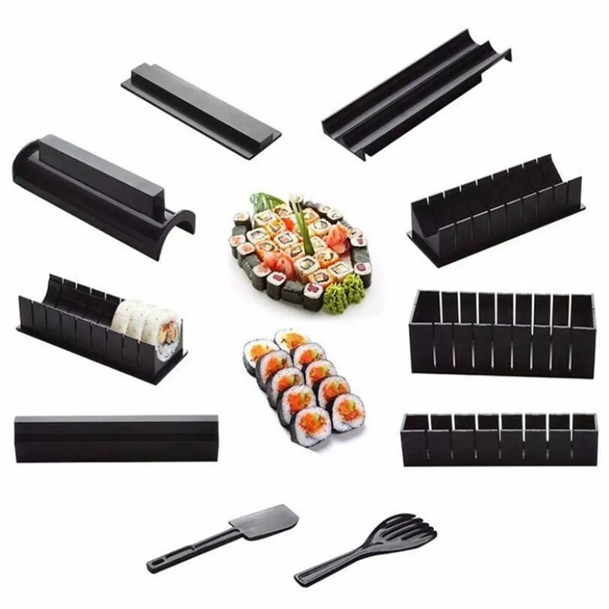KUANGYE - Kit Profesional Para Preparar Sushi Antiadherente