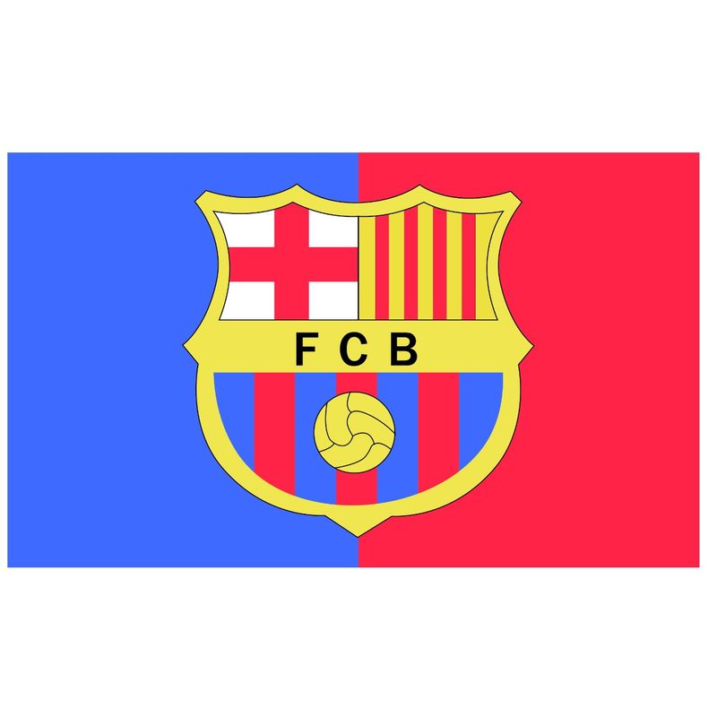 GENERICO - Bandera Del Fc. Barcelona 150 Cm X 90 Cm