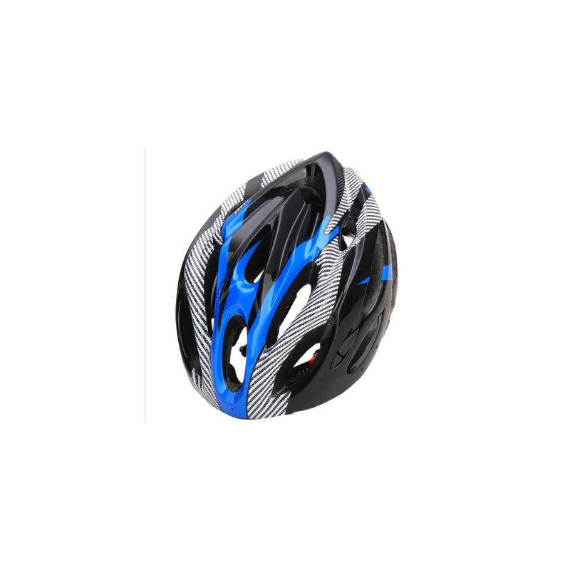 GENERICO - Casco para bicicleta ajustable azul