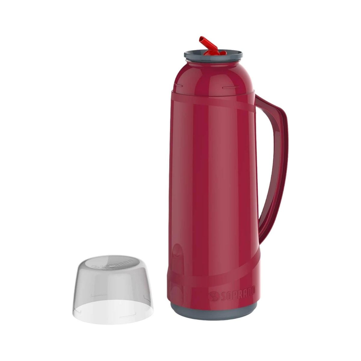 SOPRANO - Termo Soprano Con Boquilla 1 Litro Rojo