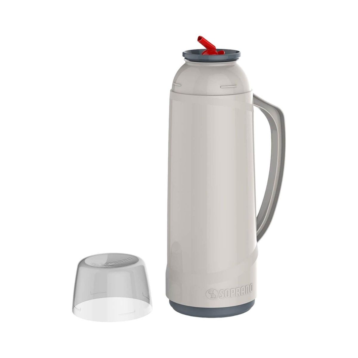 SOPRANO - Termo Soprano Con Boquilla 1 Litro Gris