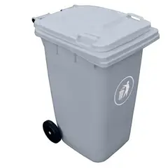 SIGNET CLASSICS - Contenedor Basura Plastico 240 LTS Gris