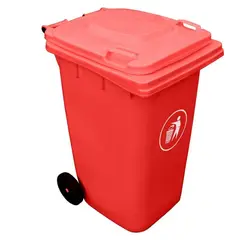 SIGNET CLASSICS - Contenedor Basura 240 Litros Rojo Signet Basurero