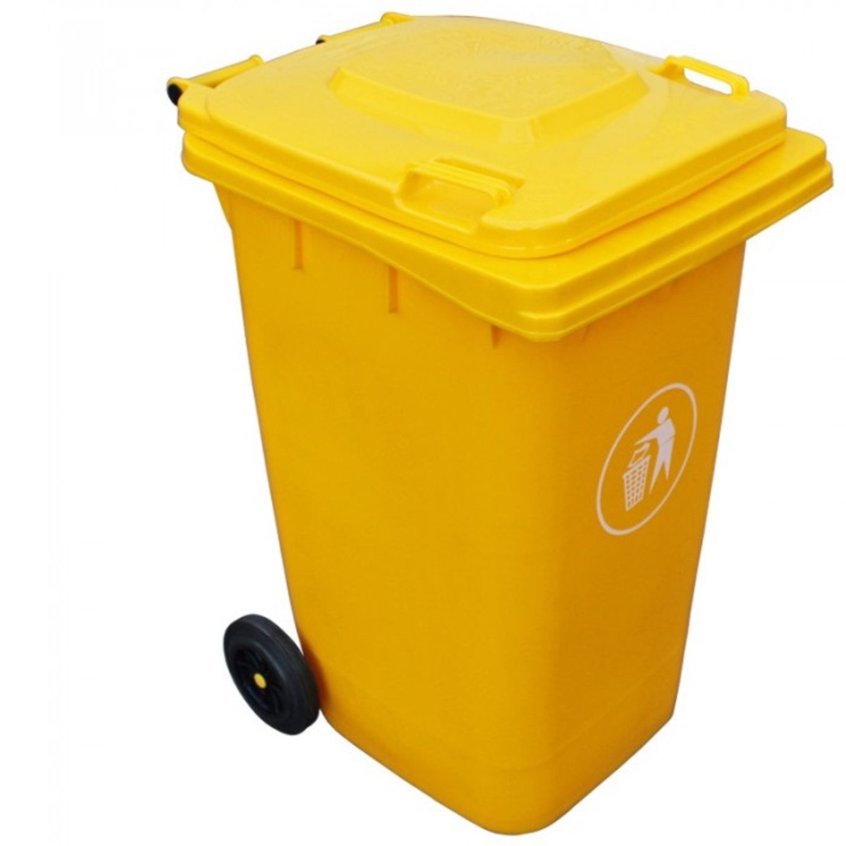 SIGNET CLASSICS - Contenedor Basura 240 Litros Amarillo Signet Basurero