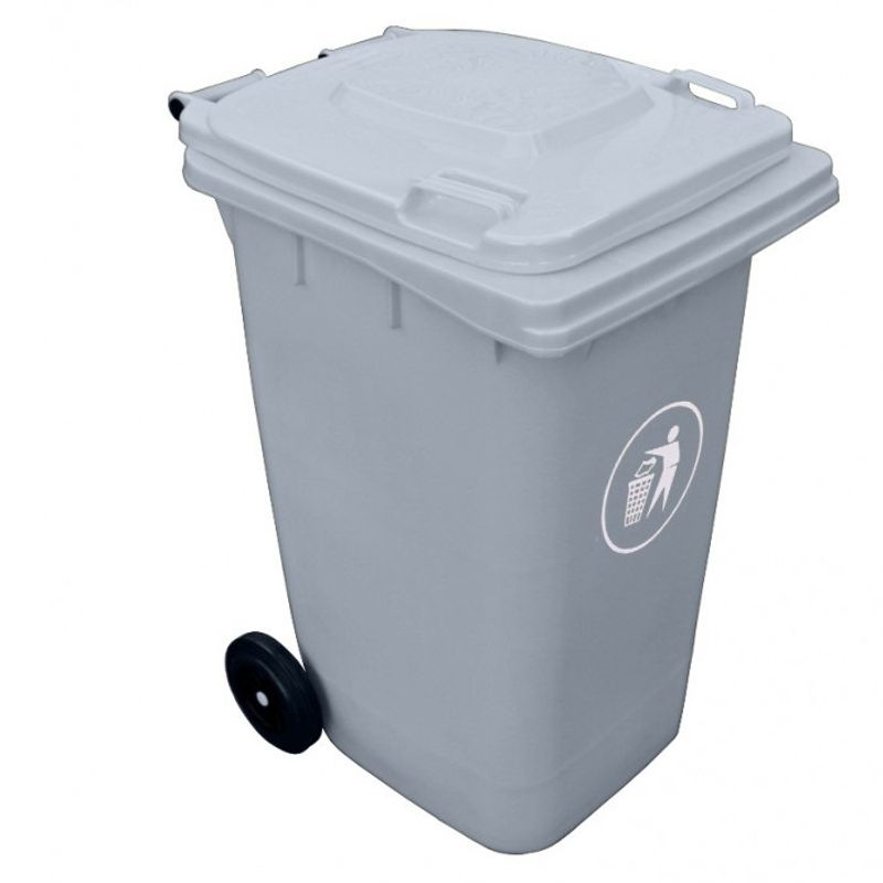 SIGNET CLASSICS - Contenedor Basura Plastico 360 Litros Gris