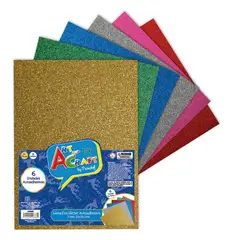PRONOBEL - Goma Eva Glitter Autoadhesiva Art & Craft