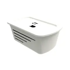 SOPRANO - Canasta Organizadora 5L Hielo Con Tapa
