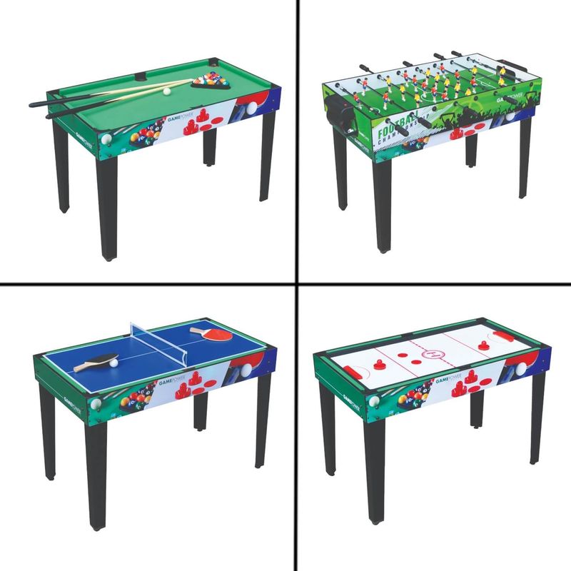 GAME POWER - Mesa De Juego 4 En 1 124x61x82 cms GamePower