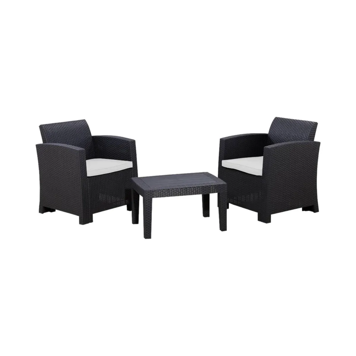 NORTHWEST - Juego Set Terraza Mallorca 3 Piezas Con Cojin Northwest