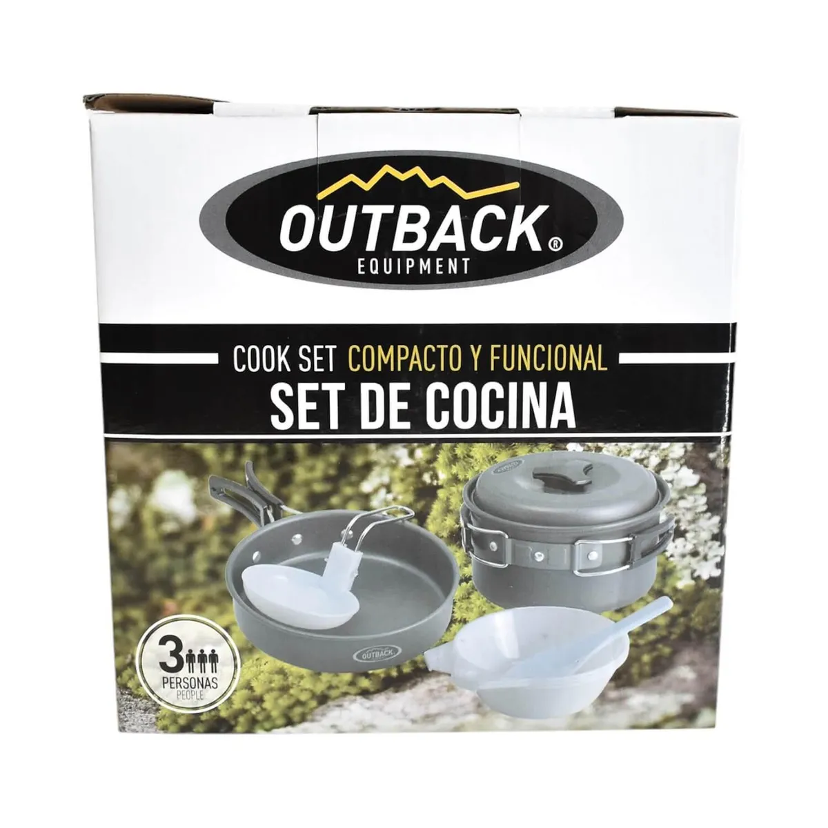 OUTBACK - Set De Cocina Outback 3 Personas